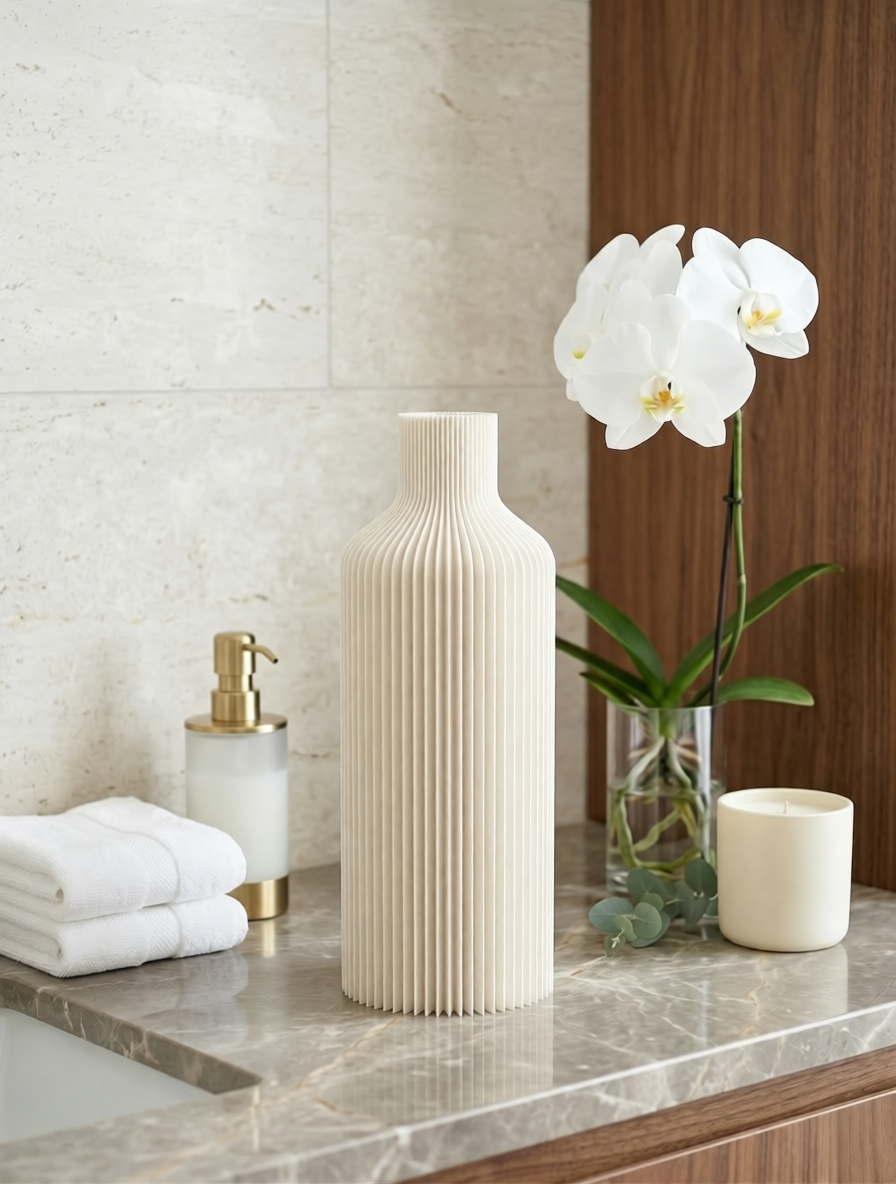 Moderne_3D_Druck_Vase_Absolut_Weiß